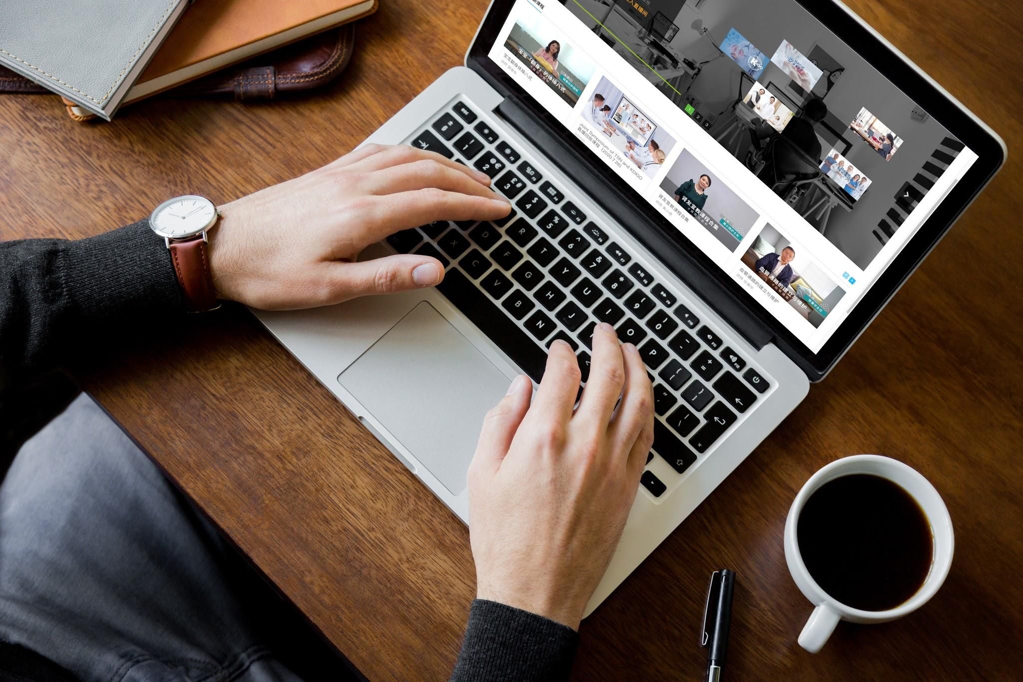 Online learning session
